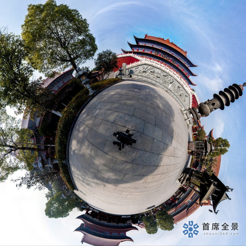 體驗(yàn)神秘合肥開(kāi)福禪寺大雄寶殿之美：VR全景游覽
